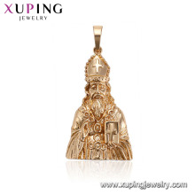 33581xuping Long barba velho figura estátua religiosa pingente desenhos